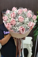 ช่อแบงค์พับดอกกุหลาบ-MA1005 - Image 2