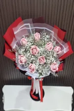 ช่อแบงค์พับดอกกุหลาบ-MA1001 - Image 2