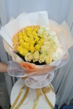 ช่อดอกกุหลาบเหลือง