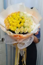 ช่อดอกกุหลาบเหลือง-YR1001 - Image 3