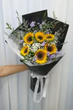 ช่อดอกทานตะวัน6ดอก