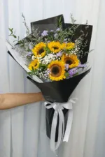 ช่อดอกทานตะวัน6ดอก