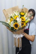 ช่อดอกทานตะวัน6ดอก