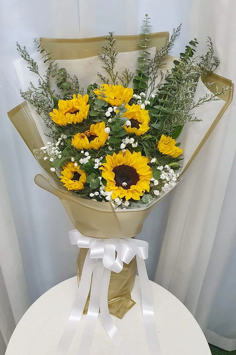 ช่อดอกทานตะวัน7ดอก