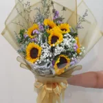 ช่อดอกทานตะวัน7ดอก