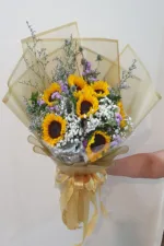 ช่อดอกทานตะวัน7ดอก