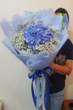 ช่อดอกไม้สดสีฟ้า-BF1009 - Image 2