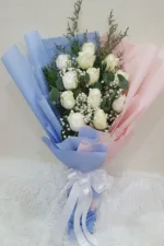 ช่อดอกกุหลาบขาว-WR1002 - Image 3