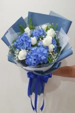 ช่อดอกไม้สดสีฟ้า-BF1001 - Image 2
