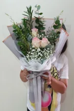 ช่อดอกกุหลาบชมพู-LR1001 - Image 3