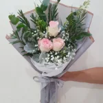 ช่อดอกกุหลาบ3ดอก