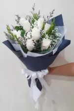 ช่อดอกกุหลาบขาว-WR1003 - Image 3