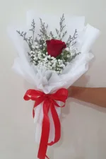 ช่อดอกกุหลาบดอกเดียว-SR1002 - Image 2