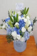 แจกันดอกไม้สดสีฟ้า-VF1010 - Image 2