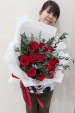 ช่อดอกกุหลาบแดง-RR1004 - Image 3