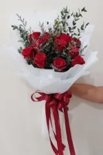 ช่อดอกกุหลาบแดง14ดอก