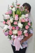 แจกันดอกไม้สีชมพู-VF1004 - Image 3