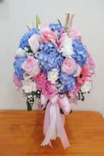 แจกันดอกไม้สดสีฟ้า-VF1007 - Image 3