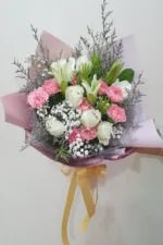 ช่อดอกไม้โทนสีสด