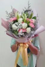 ช่อดอกไม้สดโทนสดใส-CF1004 - Image 3