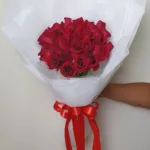 ช่อดอกกุหลาบแดง26ดอก