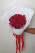 ช่อดอกกุหลาบแดง-RR1007 - Image 3