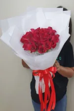 ช่อดอกกุหลาบแดง-RR1007 - Image 2