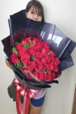 ช่อดอกกุหลาบแดง-RR1003 - Image 3