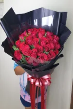 ช่อดอกกุหลาบแดง-RR1003 - Image 2