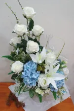 แจกันดอกไม้ดอกไม้ประดิษฐ์-AM1004 - Image 3