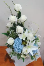 แจกันดอกไม้ดอกไม้ประดิษฐ์-AM1004 - Image 2