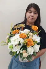 แจกันดอกไม้ประดิษฐ์-AS1003 - Image 2