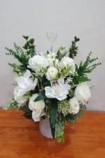 แจกันดอกไม้ประดิษฐ์ทรงกลม