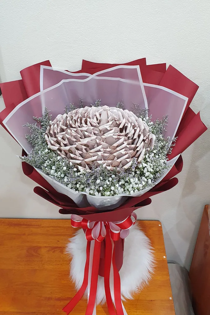 ช่อแบงค์พันพับดอก