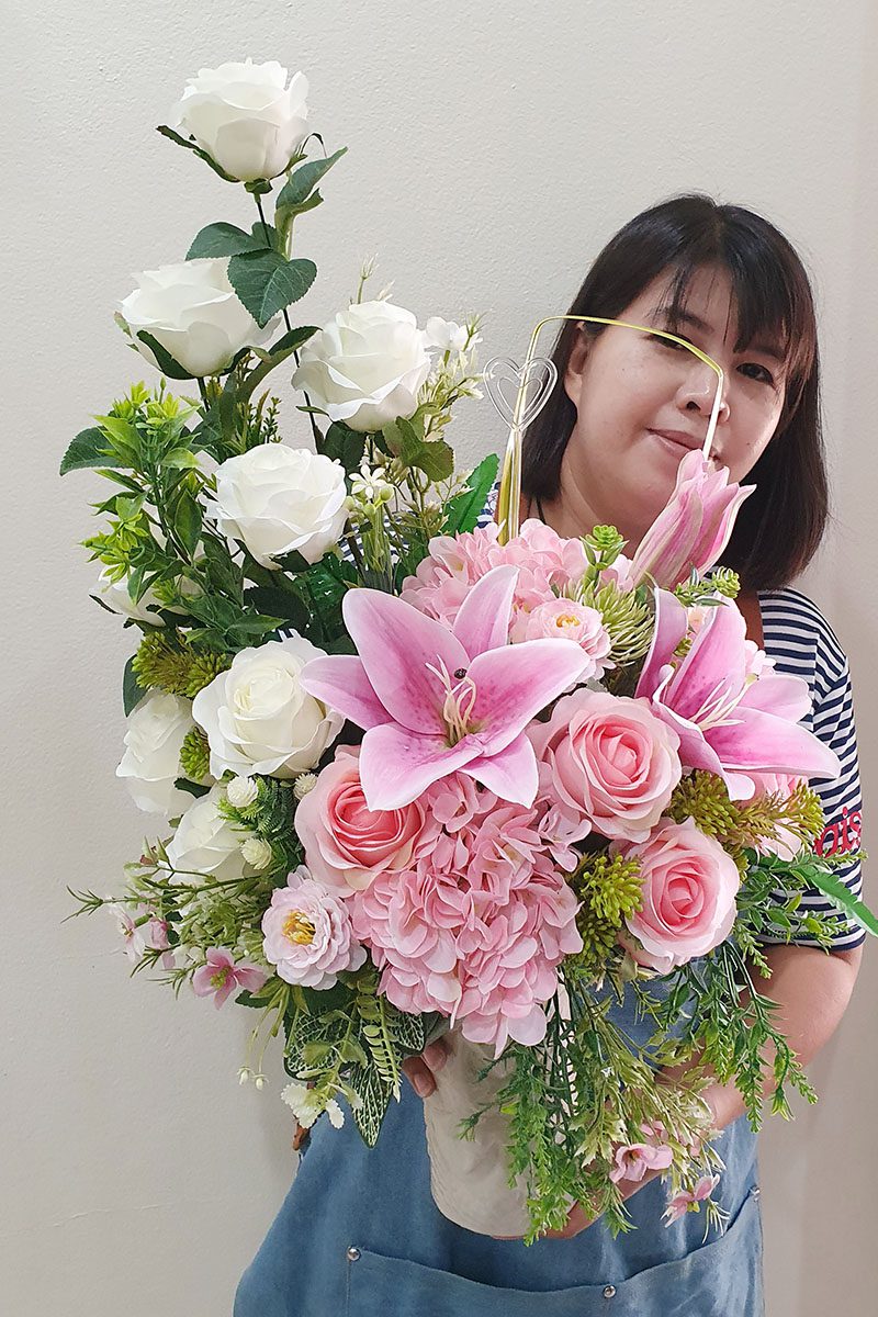 20221023_122246 แจกันดอกไม้ประดิษฐ์-AM1007 - Image 2