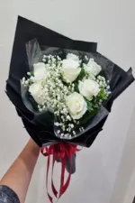 ช่อดอกกุหลาบขาว-WR1006 - Image 3