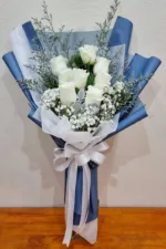 ช่อดอกกุหลาบขาว-WR1007 - Image 2