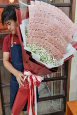 ช่อเรียงแบงค์ร้อย50ใบ