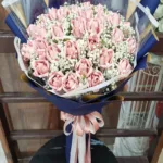 ช่อแบงค์พับดอกกุหลาบ