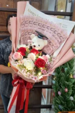 ช่อเรียงแบงค์ตุ๊กตารับปริญญา