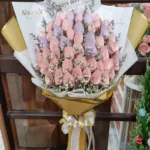 ช่อแบงค์ม้วนทำดอก 50 ใบ