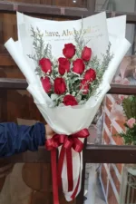 ช่อดอกกุหลาบแดง-RR1011 - Image 2