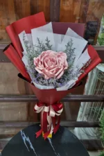 ช่อแบงค์ดอกกุหลาบดอกเดียว