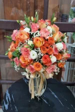 แจกันดอกไม้สีส้ม-VF1003 - Image 4