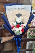 ช่อดอกไม้ประดิษฐ์ใส่แบงค์เอง