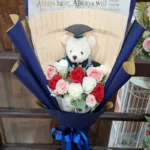 ช่อดอกไม้ประดิษฐ์ใส่แบงค์เอง