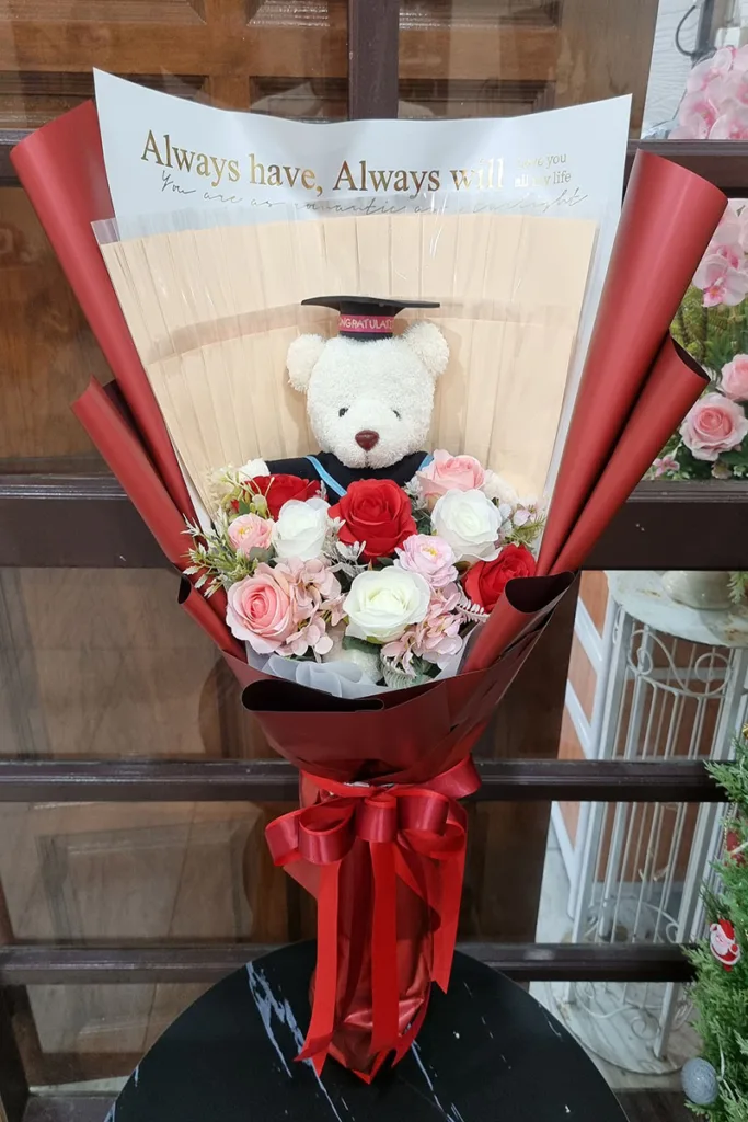 ช่อดอกไม้ประดิษฐ์ใส่แบงค์ได้เอง