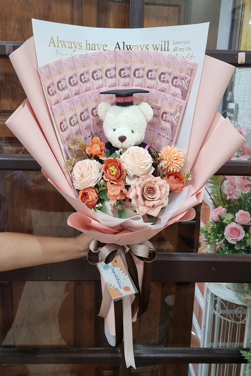 ช่อเรียงแบงค์รับปริญญา