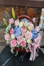 กระเช้าดอกไม้สด-PB1014 - Image 4