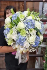 แจกันดอกไม้สดสีขาว-VF1034 - Image 2